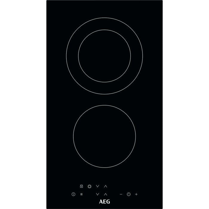 HRB32310CB AEG 30 cm Electric Hob with 2 Cooking Zones