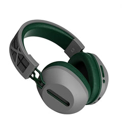 Wiwu Headset Over-Ear Wireless, Grey & Green - TD-06