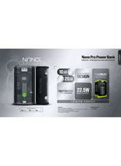 Goui Nano Pro Power Bank 10000Mah, Black - G-TPB10PRO
