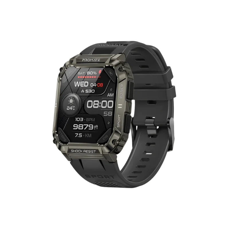 Promate Smart Watch Tough, Black - XWATCH-S19