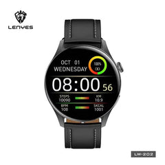 Lenyes Smart Watch 5.2Inch, Wireless Calling 3-10 Days, Black - LW-229