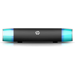 HP Speaker Bar Wired Bluetooth Multimedia, Black / Blue - DHE-6010