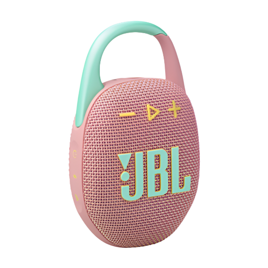 JBL Clip 5 Portable Speaker, 10Watts, Pink - JBLCLIP5PINK
