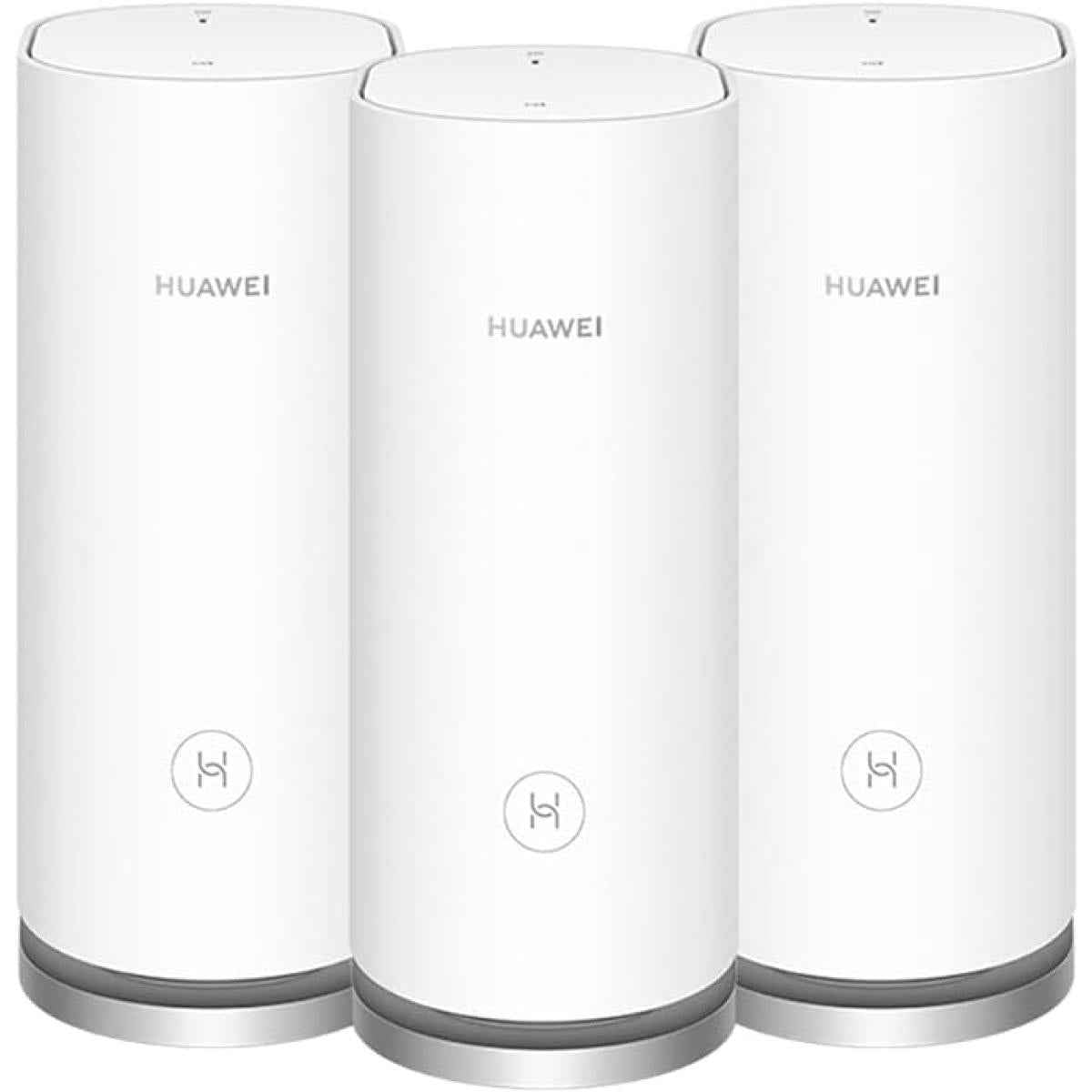 HUAWEI WiFi Mesh 3 AX3000 - Whole Home Mesh WiFi - 6 System Connect 250+ Devices Ultra - Fast Connection in Med - Large Homes 3 - Packs