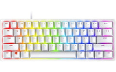 Razer Huntsman Mini 60% Clicky Optical Mechanical Switches Doubleshot Pbt Keycaps Detachable Usb C Cable (purple Switch) Mercury