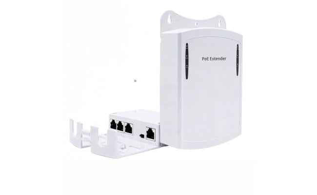 Outdoor Waterproof Hx Fspoe103/g 3 Port Gigabit Poe Extender 30w