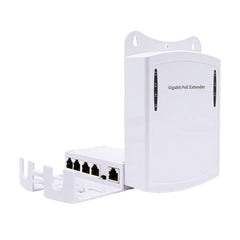 Outdoor Waterproof HX-FSPOE104/G 4 Port Gigabit POE Extender 30W
