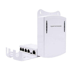 Outdoor Waterproof HX-FSPOE104/G 4 Port Gigabit POE Extender 30W