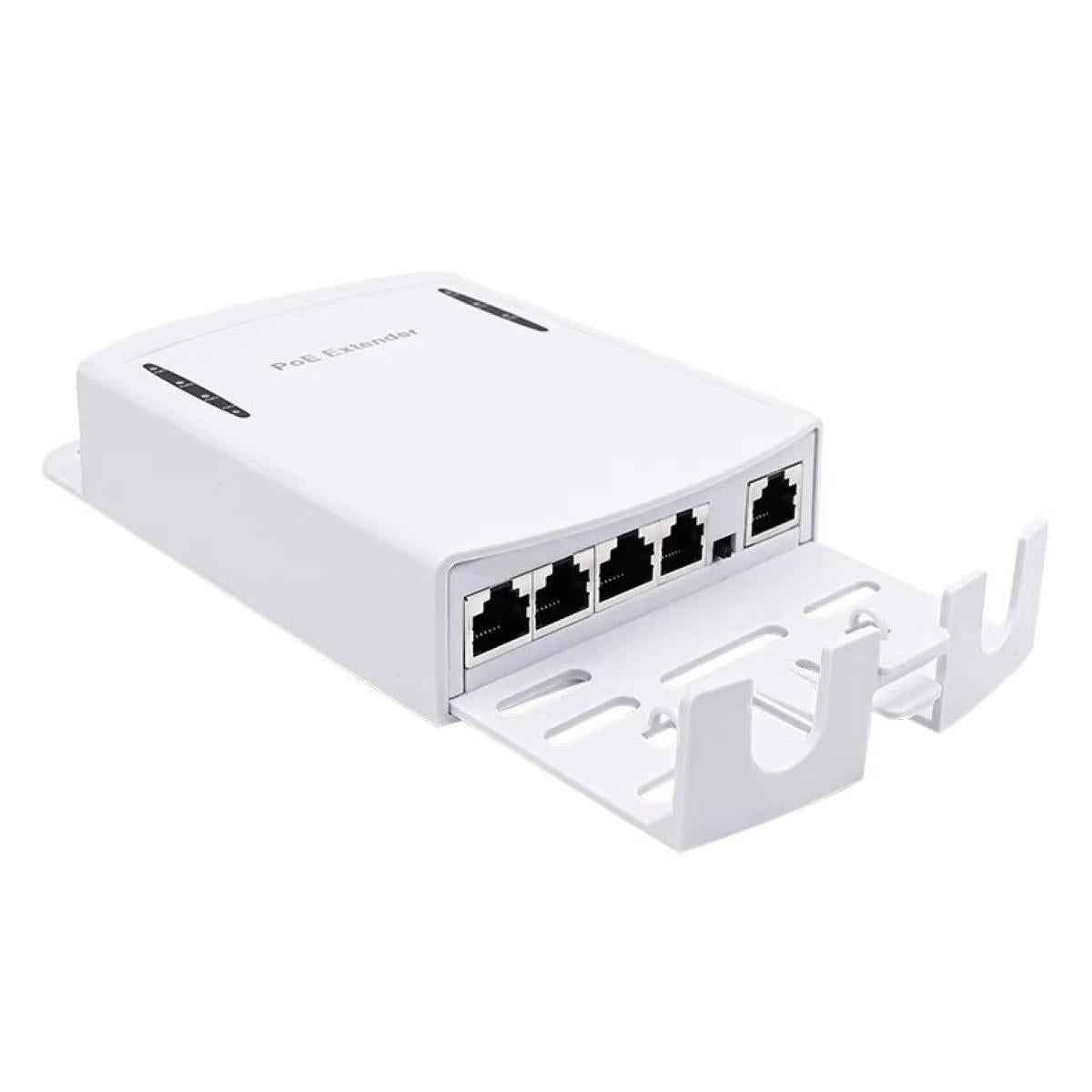 Outdoor Waterproof HX-FSPOE104/G 4 Port Gigabit POE Extender 30W