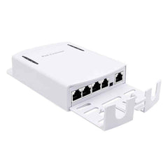 Outdoor Waterproof HX-FSPOE104/G 4 Port Gigabit POE Extender 30W