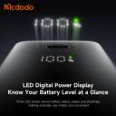 Mcdodo 318 30W 3-in-1 Digital Display Power Bank 10000mAh Retractable Cable & Interchangeable UK/EU/US Plugs Fast Charger - 18 Month Warranty
