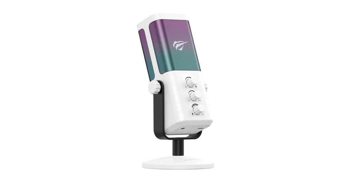 HAVIT GK65 Portable RGB Condenser Microphone, gaming accessories