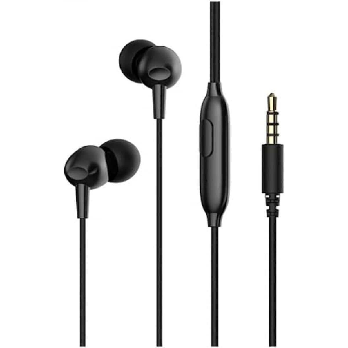 Havit High-end Dynamic In Ear Design E48p Earphone - Black, Wired Havit High-end Dynamic In Ear Design E48p Earphone - Black, Wired