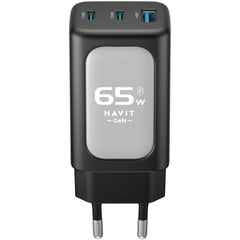 HAVIT UC260 65W Smart GaN Fast Charger (Black & Grey)