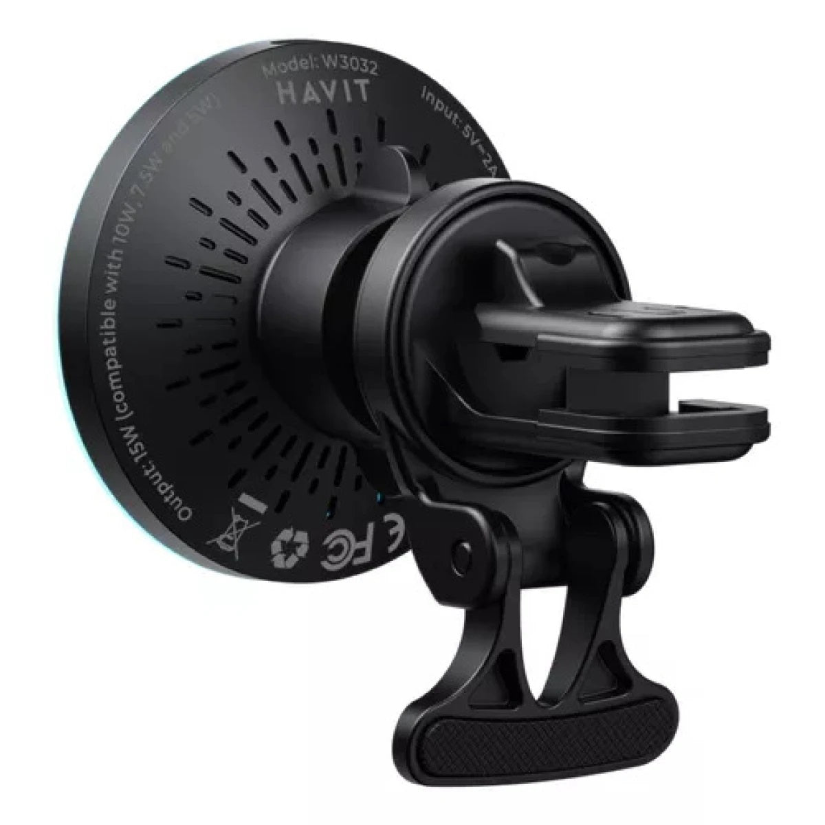 HAVIT W3032 Car Phone Holder | Wireless Charging | 360 Rotating HAVIT W3032 Car Phone Holder | Wireless Charging | 360 Rotating