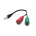 AUX cable Y splitter 3.5 mm Earphone Jack Male to 2 Female OR Female To 2 Male