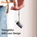 Mcdodo OT-7850 - 2‑in‑1 USB‑A to Lightning Adapter with TF Card Reader, High‑Speed Data Transfer, Zinc Alloy Build