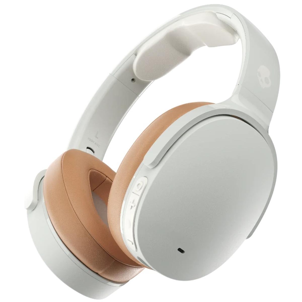 Skullcandy Hesh ANC Wireless Headphone (Bluetooth 5.0) Over-Ear Headset w/ ANC 4 Microphone, Rich, Clear Audio, 22 Hours Total Battery + Rapid Charge, Call, Track & Volume Control - Mod White | S6HHW-N747 | - CompuMe