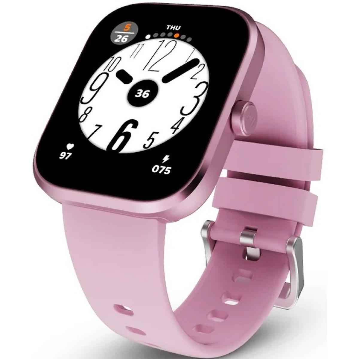 Hifuture Lume Pro Smartwatch 1.85 Inch Amoled Display, Dual Core Processor, 100+ Sports Modes, Built In Wireless Calling, 24/7 Health Monitoring (heart Rate, Spo2, Sleep), Ultra Light Weight Sleek Design, Pink