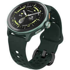 HiFuture VELA Smart Watch,1.43" AMOLED Display, Bluetooth 5.3, Powered by Dual Core Processor & Syntra AI, GPS Heartbeat & 100+ Sports Modes 5ATM Waterproof 36mm Smart Watch - Dark Green