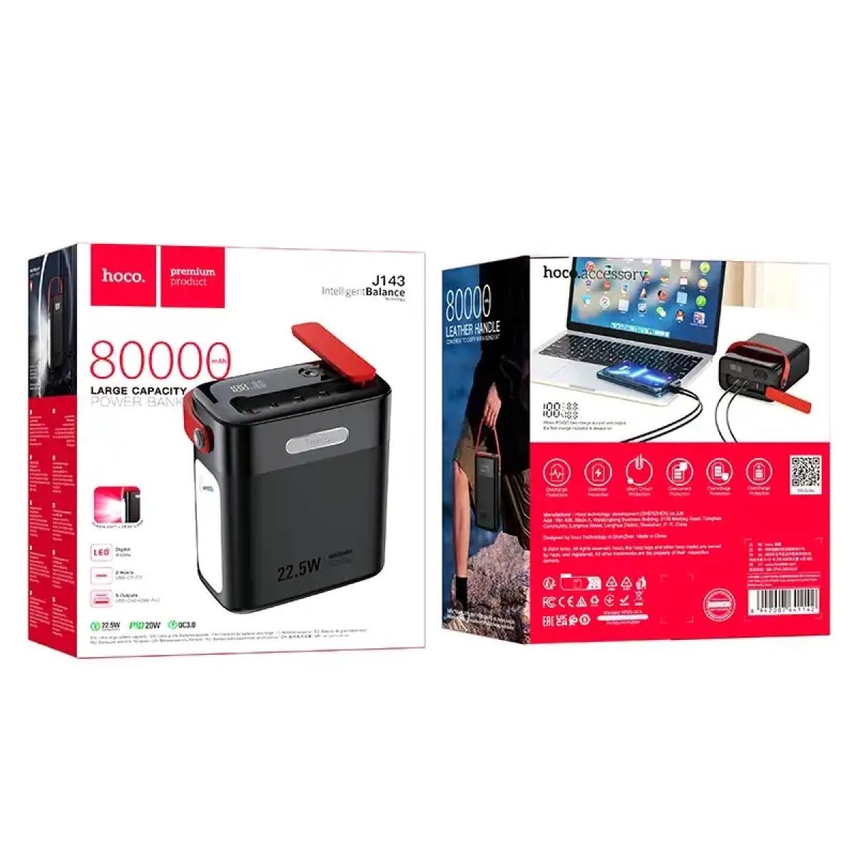 Hoco J143 Title Power Bank with Ultra Large 80