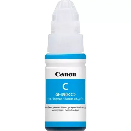 Canon Gi 490 Cyan Ink Bottle Canon Gi 490 Cyan Ink Bottle