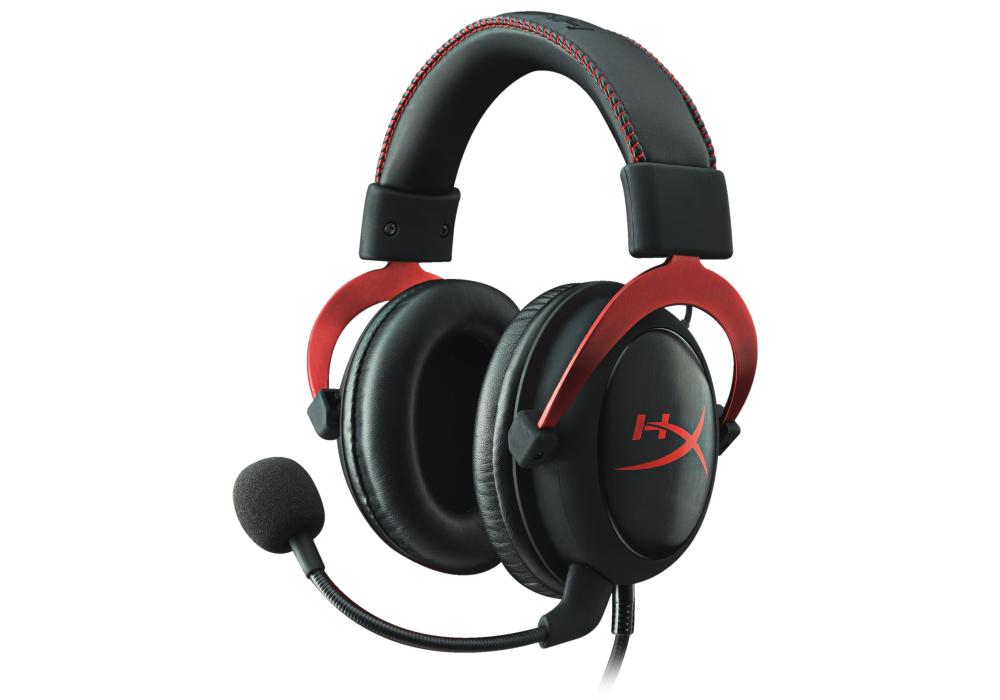 HP HyperX Cloud II Gaming Headset 7.1 Virtual Surround Sound for PC / PS4 / Mac / Mobile - Red