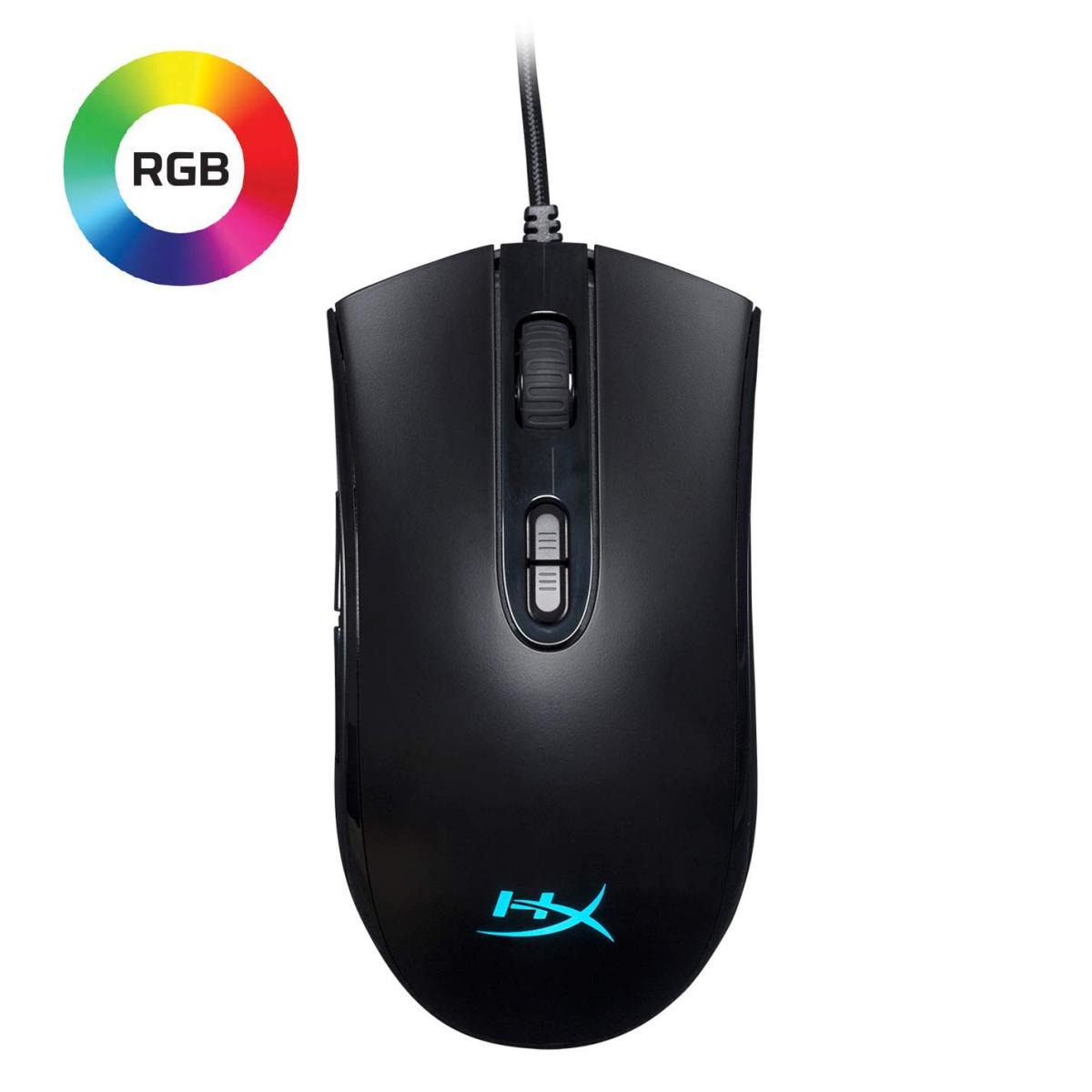 HyperX Pulsefire Core 6200 DPI With 7 Programmable Buttons - RGB Gaming Mouse - HX-MC004B - - CompuMe