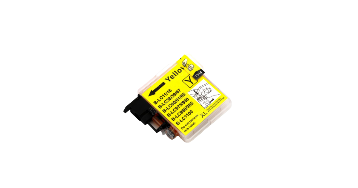 Brother I - LC39Y Ink / Inkjet Cartridge Yellow, toners and inks brother toners inks