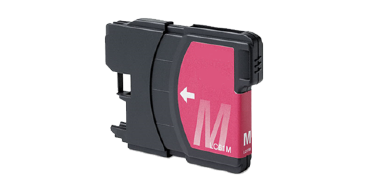 Brother LC61M Inkjet Cartridge Magenta Compatible, toners and inks brother toners inks