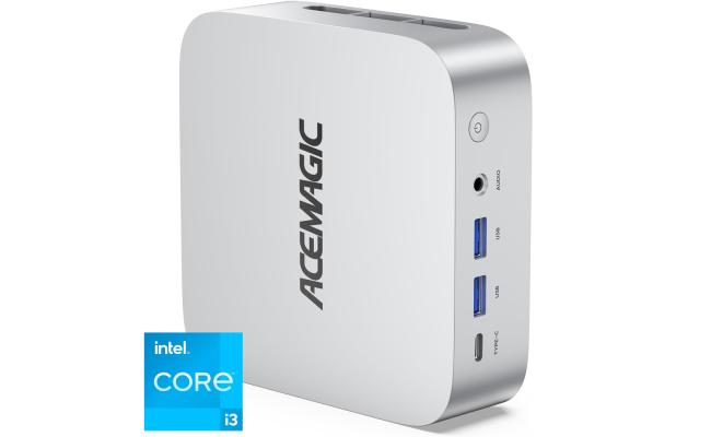 Acemagic W1 Mini Pc Barebone Intel 12gen Core I3 6 Cores For Home & Business Support Triple 4k Display Support , Silver Acemagic W1 Mini Pc Barebone Intel 12gen Core I3 6 Cores For Home & Business Support Triple 4k Display Support , Silver