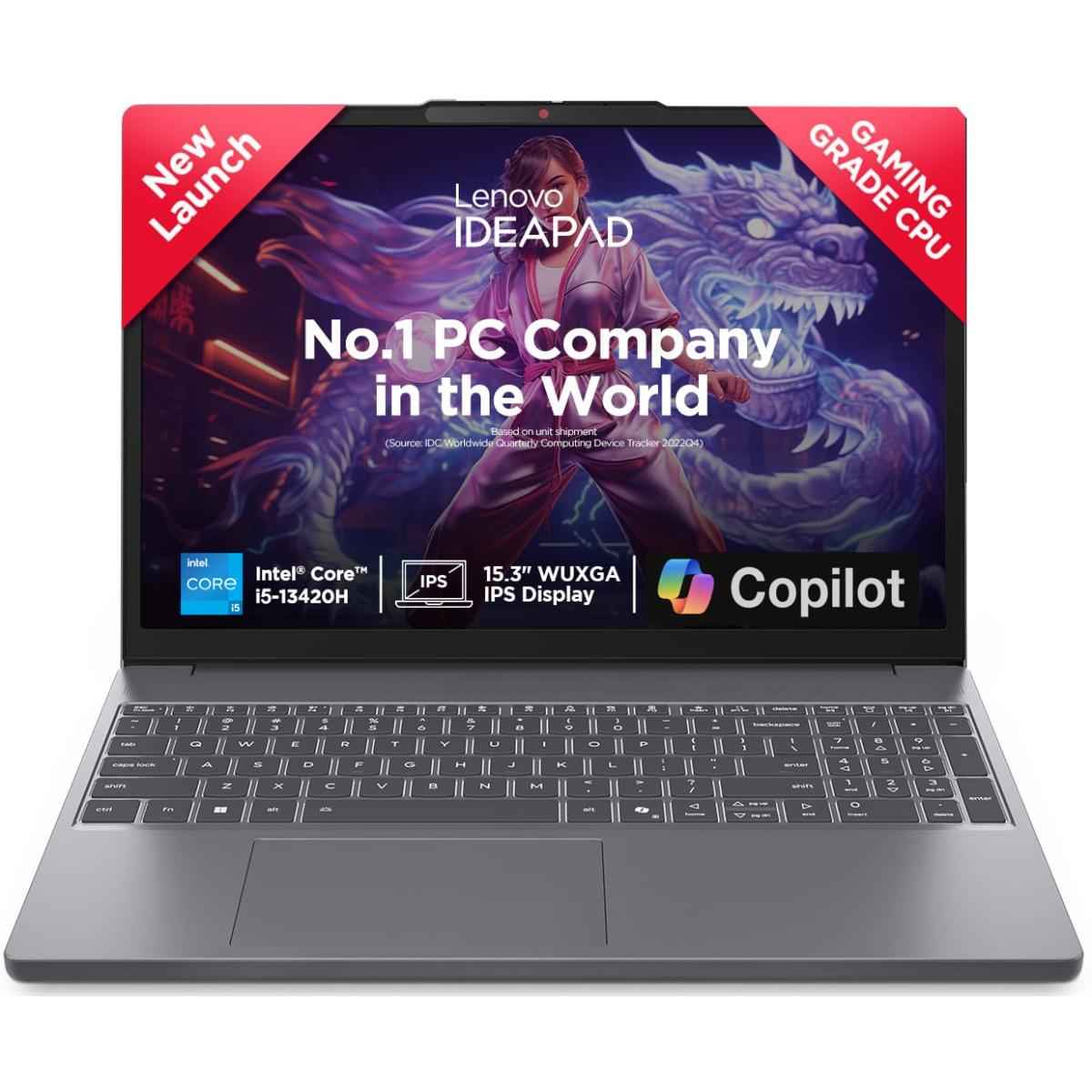 Lenovo New Ideapad Slim 3 (2025) 13th Gen Intel Core I5 13420h 8 Cores High Performance Processor W/ Ddr5 Memory & Ips Full Hd Display Luna Grey