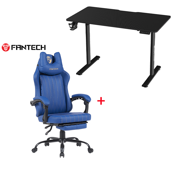 Fantech Bundle Dc 5 Office Chair & Desk Fantech Gc193 Gaming Chair+ Ws311 Adjustable Rising Desk