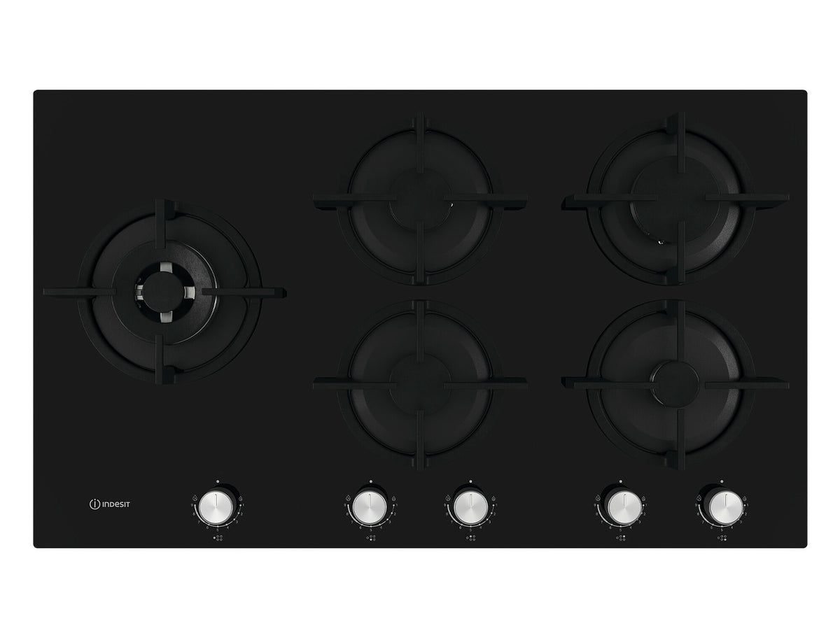 DR Ing 922S BK 90cm Gas Hob with Auto Ignition