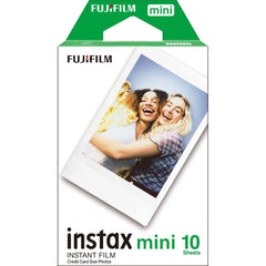 Fujifilm Instax Mini Instant Film Single Pack (White) - 10 Sheet