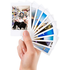 Fujifilm Instax Mini Instant Film Single Pack (White)- 10 Sheet