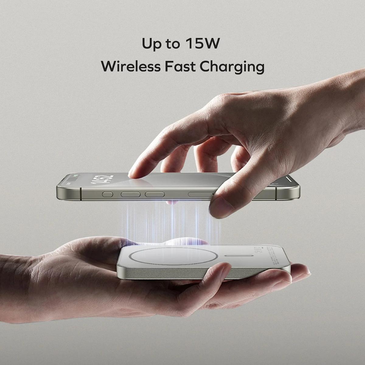 Momax X 5000mah wireless power bank for device charging