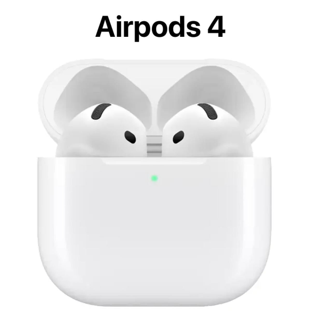Apple Airpods 4 (2024) W/ Aive Noise Cancellation Adaptive Audio Transparency Mode Personalized Spatial Audio Usb C Charging Case Wireless Charging H2 Chip - CompuMe