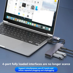 Haing Hi 3002 Tuh Type C Usb 3.0 Multifunctional 4 Port Adapter Hub