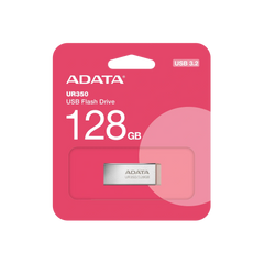 ADATA UR350 128GB USB Flash Drive - Beige (METAL)