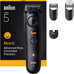 Braun Beard Trimmer, 120-Minute Battery Life, Black - BT5520