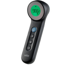 Braun Measures 3 in 1 Forehead, Food or Bath Temperature, Black - BNT400BWE BNT400