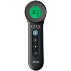 Braun Measures 3 in 1 Forehead, Food or Bath Temperature, Black - BNT400BWE BNT400