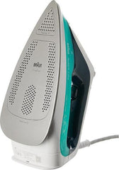 Braun Steam iron with EloxalPlus, 2400Watts, 3Speeds, Green - SI7042GR