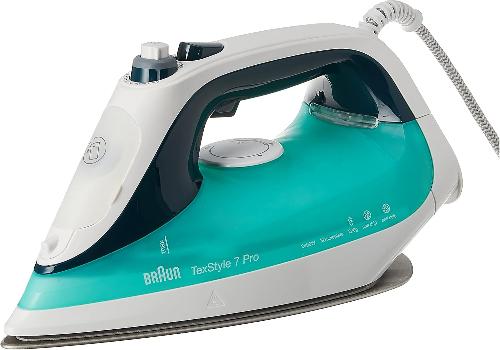Braun Steam iron with EloxalPlus, 2400Watts, 3Speeds, Green - SI7042GR