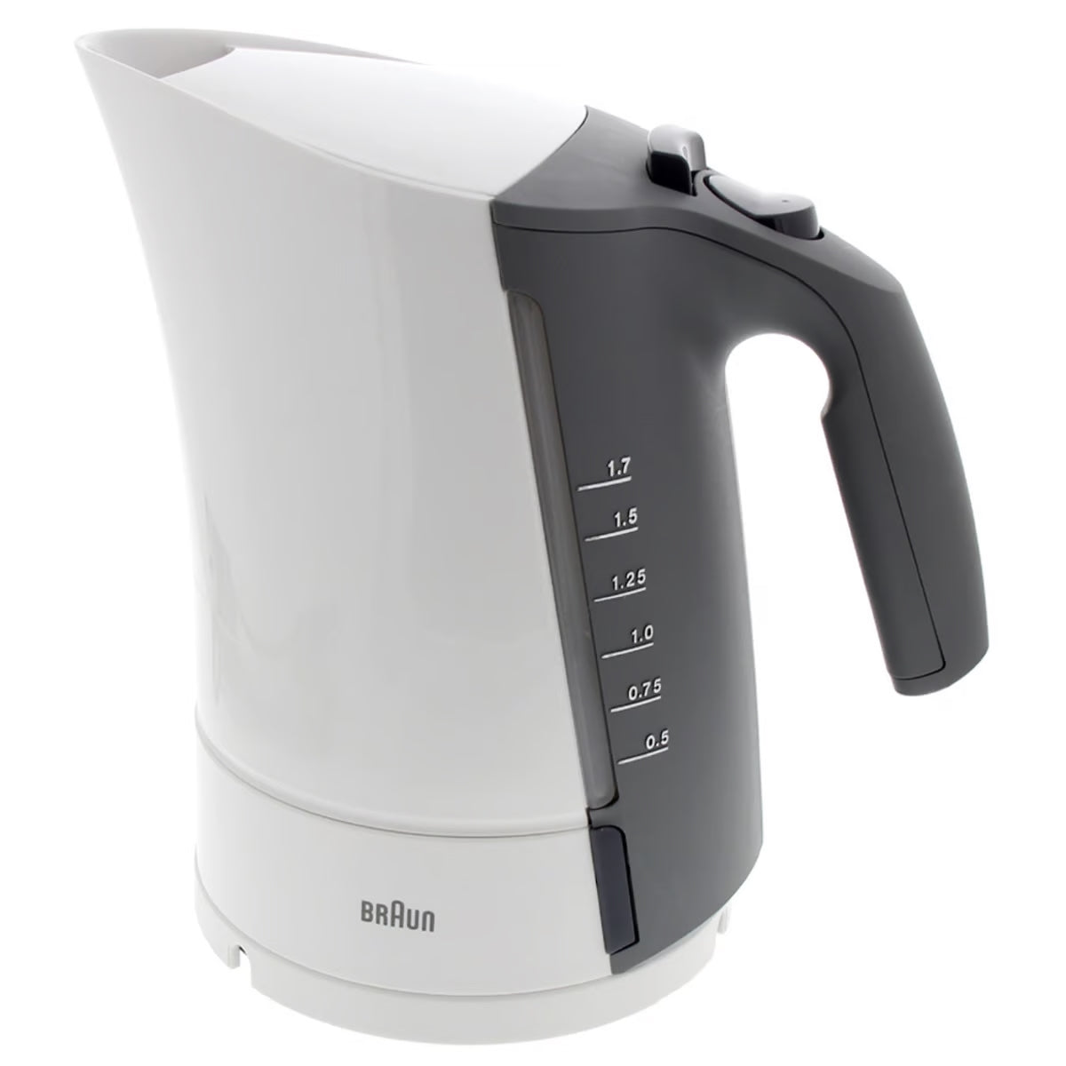 Braun Kettles Rapid Boil, Convenient Handling Easy, 1.7Lit, 3000Watts, White - WK300