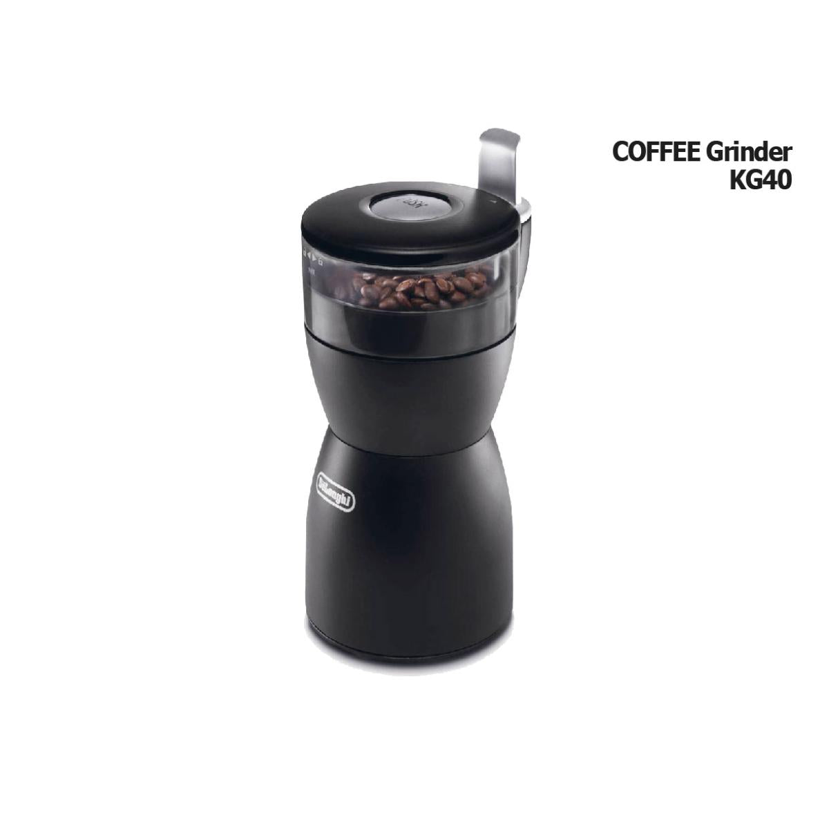 Stainless Steel Grinding Bladesself-Contained Cord Storage Rubber Fe - KG40 COFFEE DELONGHI
