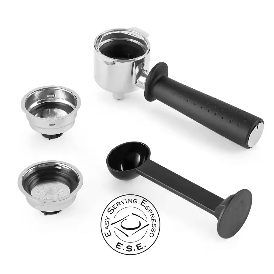 Delonghi 15 Bar Pressure. Stainless Steel Steam Lever. Cup Height Between 80-110 Mm.Compac - EC235.BK