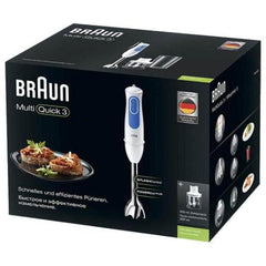 Braun Multiquark 3 Hand Blender, 700Watts, White - MQ3020