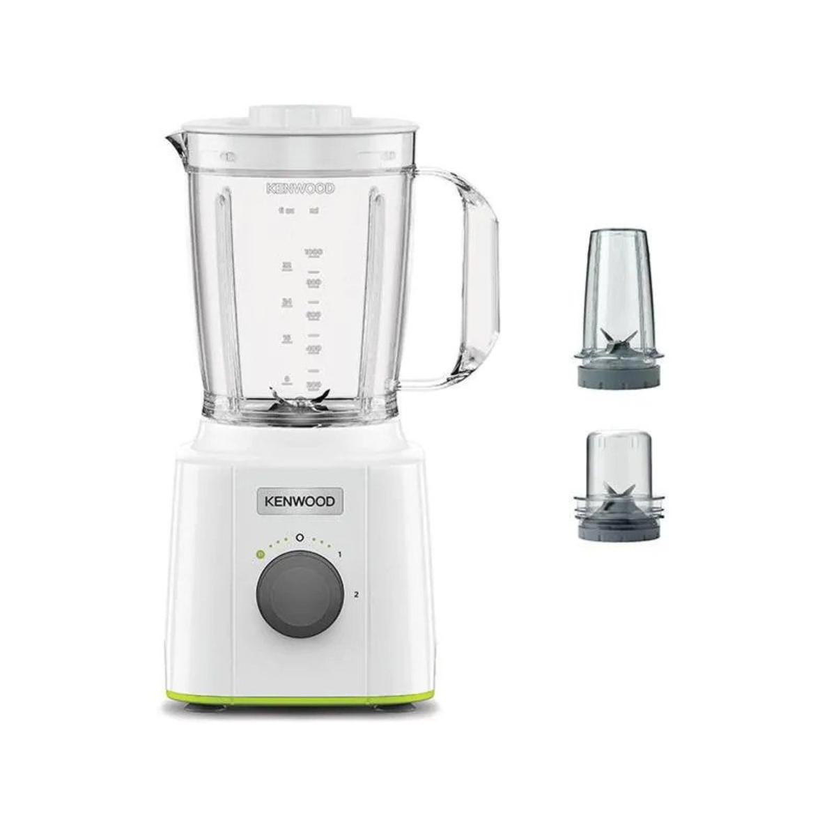 Kenwood Blender 3 In 1, 1.6Lit, 350Watts, White - BLP31.R0WH